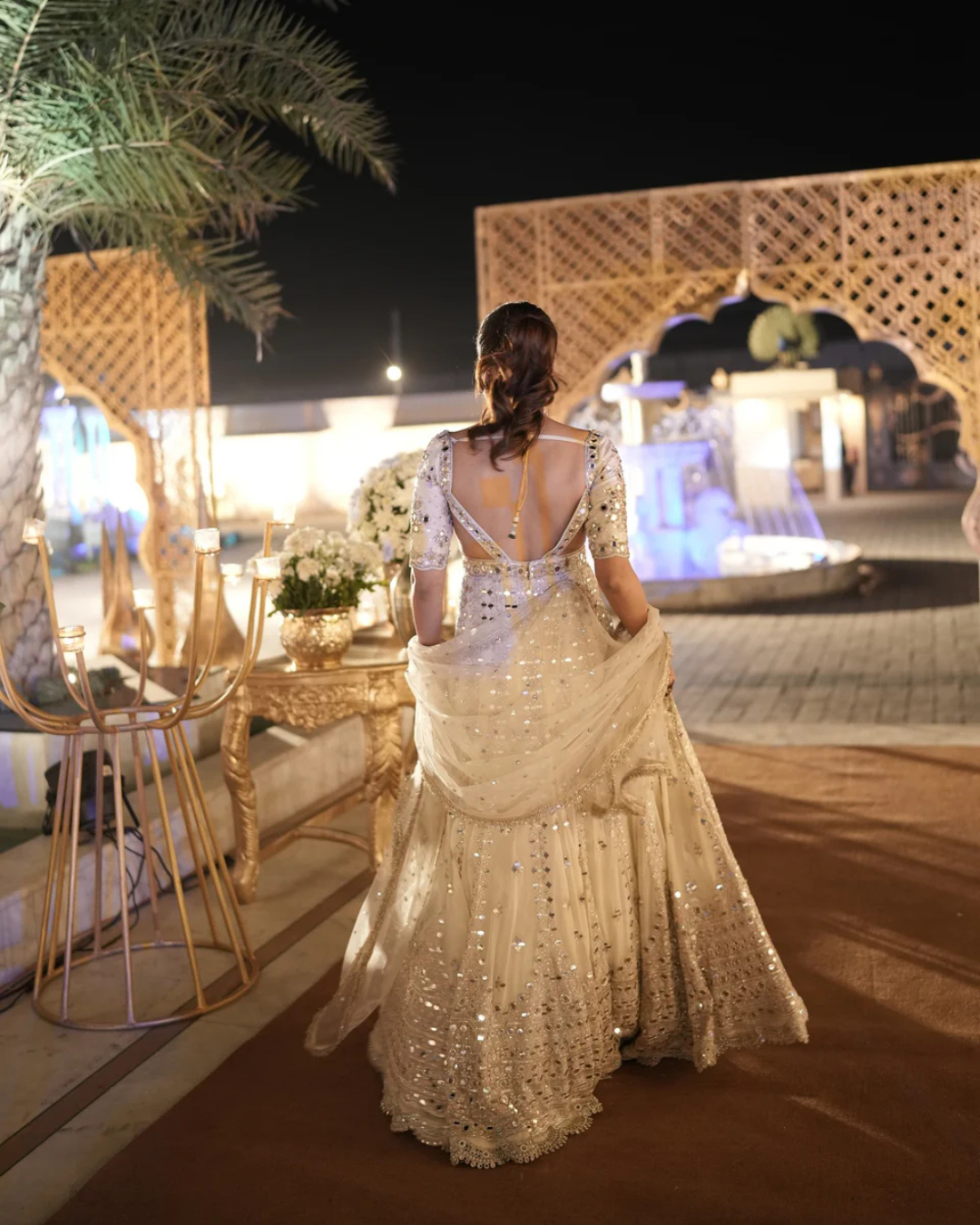 Gopi Vaid - Sargun Mehta in Aasmi Anarkali Set From Jhilmil