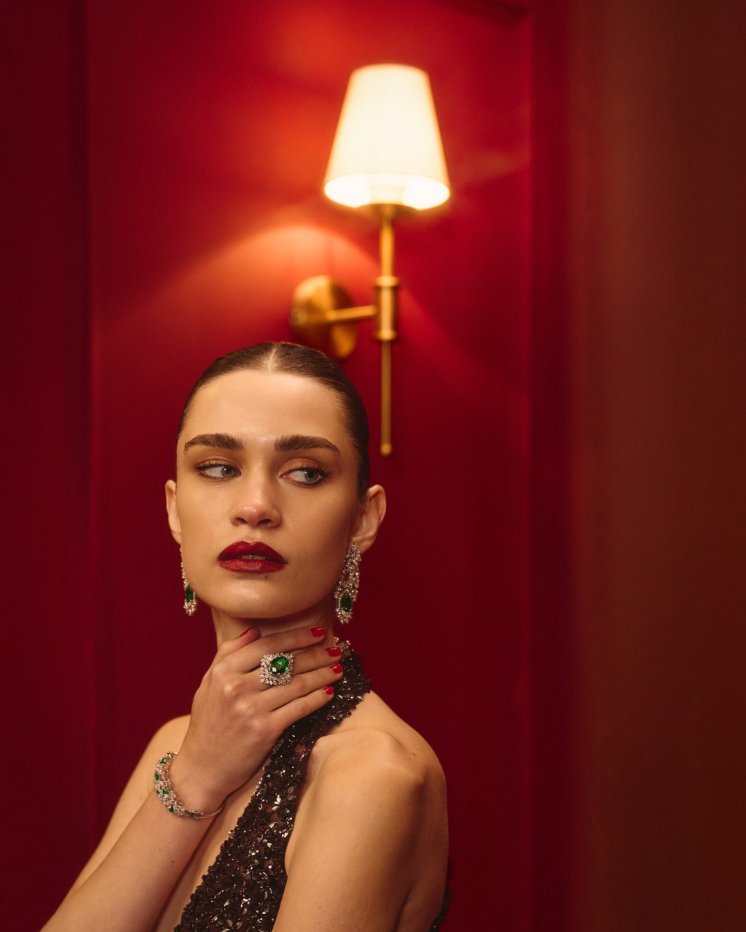 Angad Singh - Burgundy Crown From The Regent