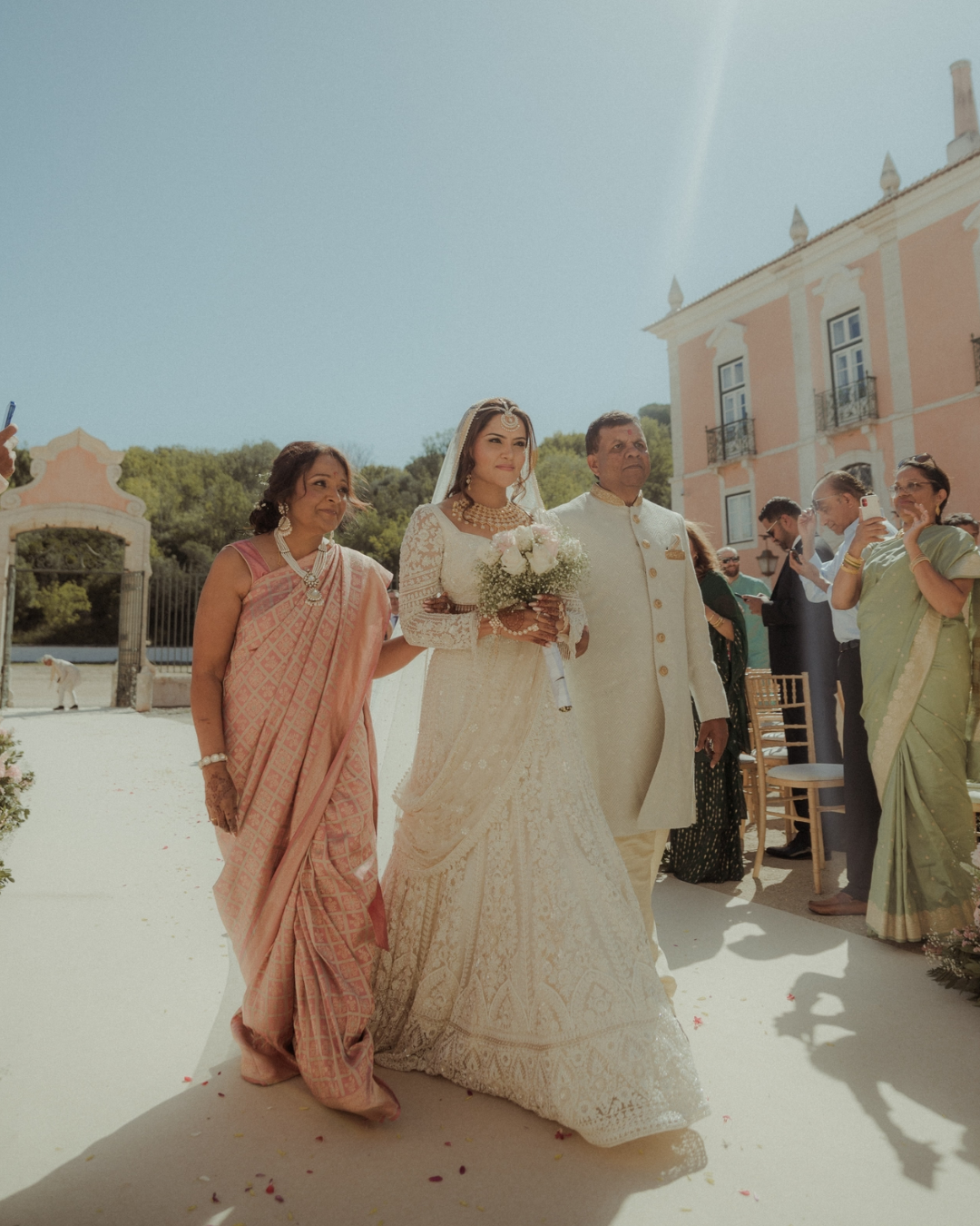 Isa by Dolly Wahal - Nina Ivory Bridal Lehenga From Bridal