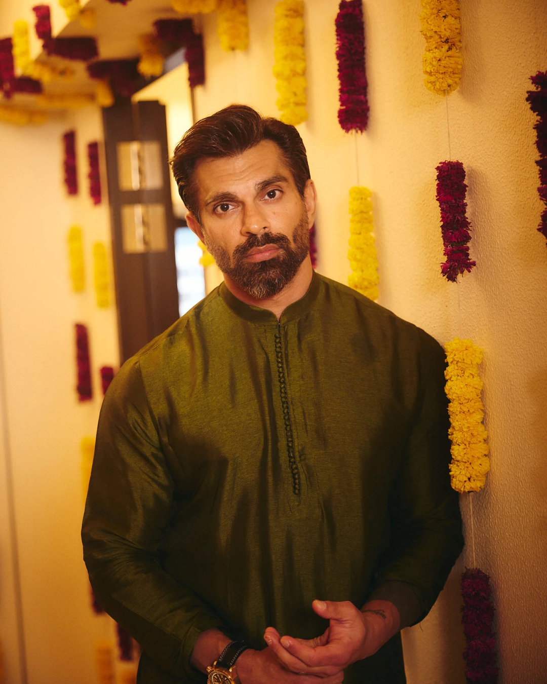 Gopi Vaid - Karan Singh Grover in Farid Kurta Set From Nizaam