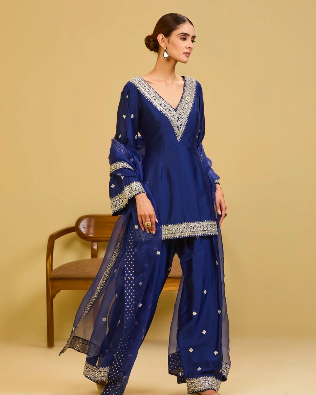 Esha Koul - Blue Salwar Set From Naaz