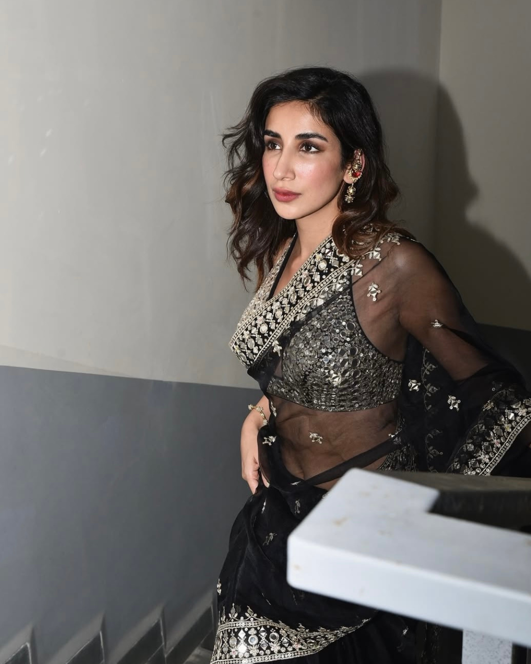 Gopi Vaid - Parul Gulati in Abhinaya Saree Set From Jhilmil