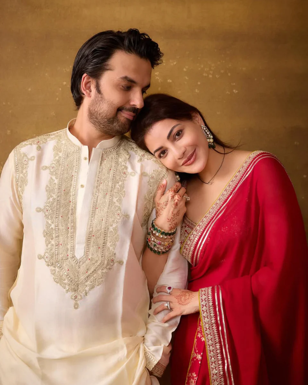 Gopi Vaid - Gautam Kitchlu in Zayyan Kurta Set From Nizaam