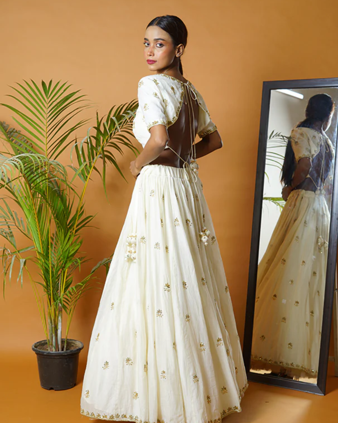 Sonali Bansal - Off white lehenga set From Fiza