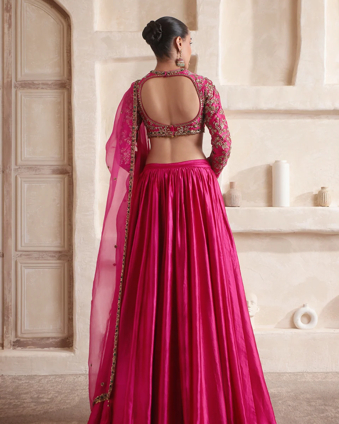 Niti Bothra - Zar-Rang Pink Lehenga Set