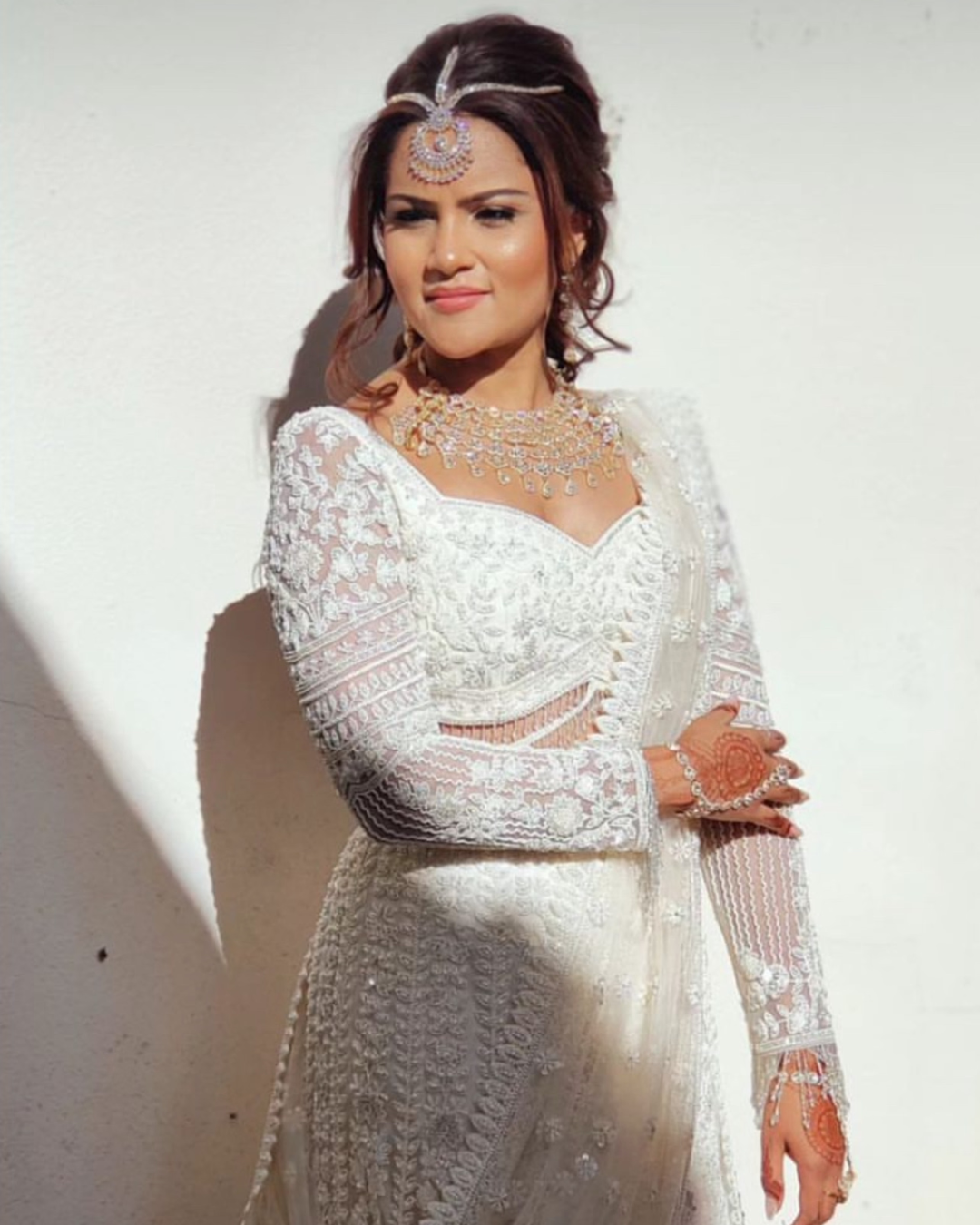 Isa by Dolly Wahal - Nina Ivory Bridal Lehenga From Bridal