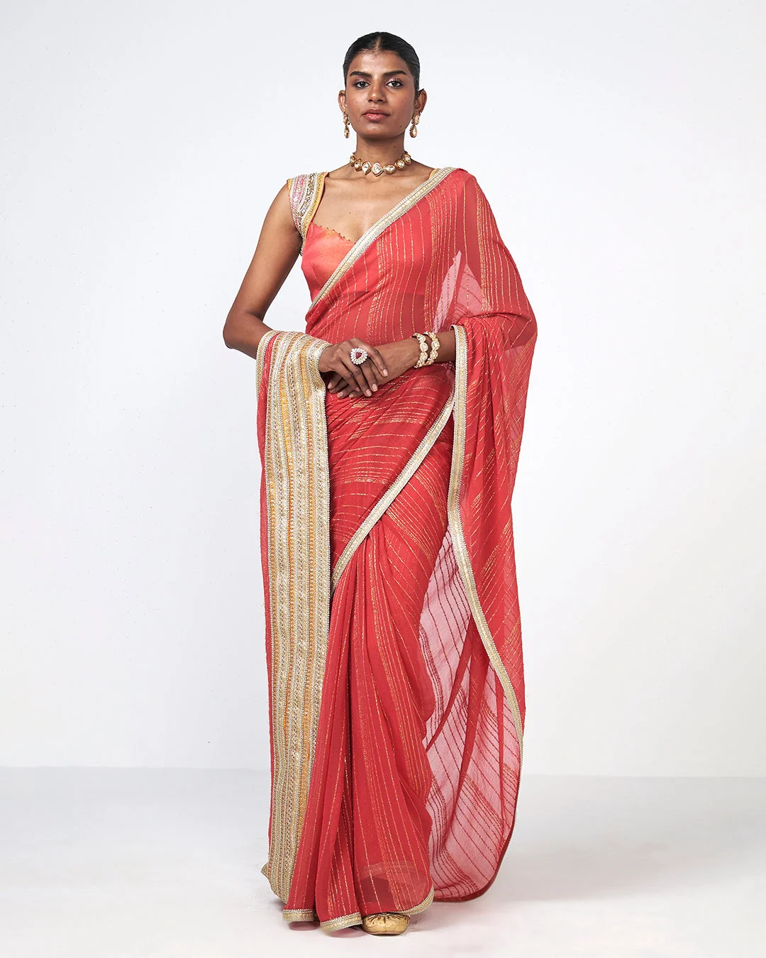 Rishi and Vibhuti - Red Chandini From Gulon Ke Rang