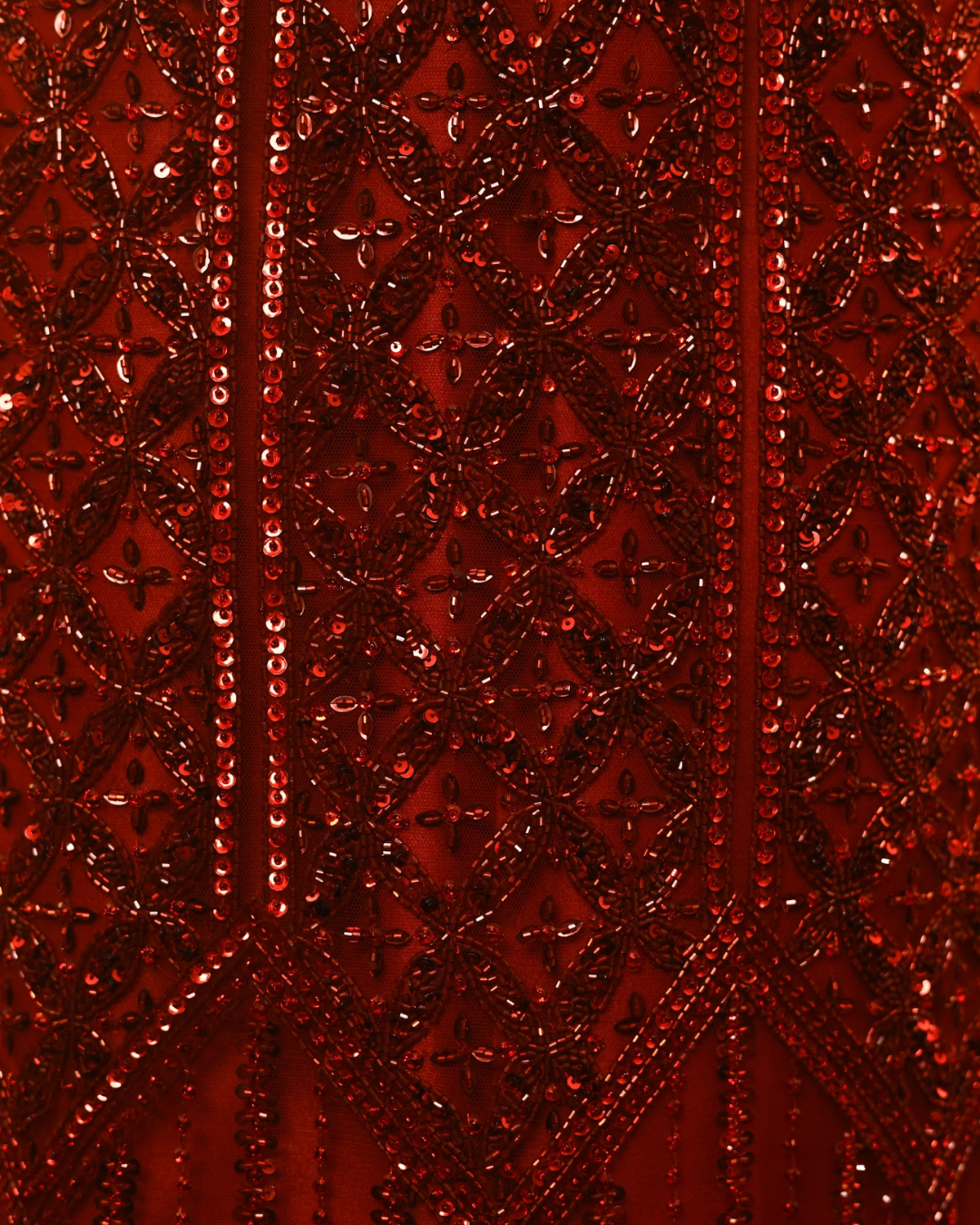 Isa by Dolly Wahal - Red Corset Gown From Noor