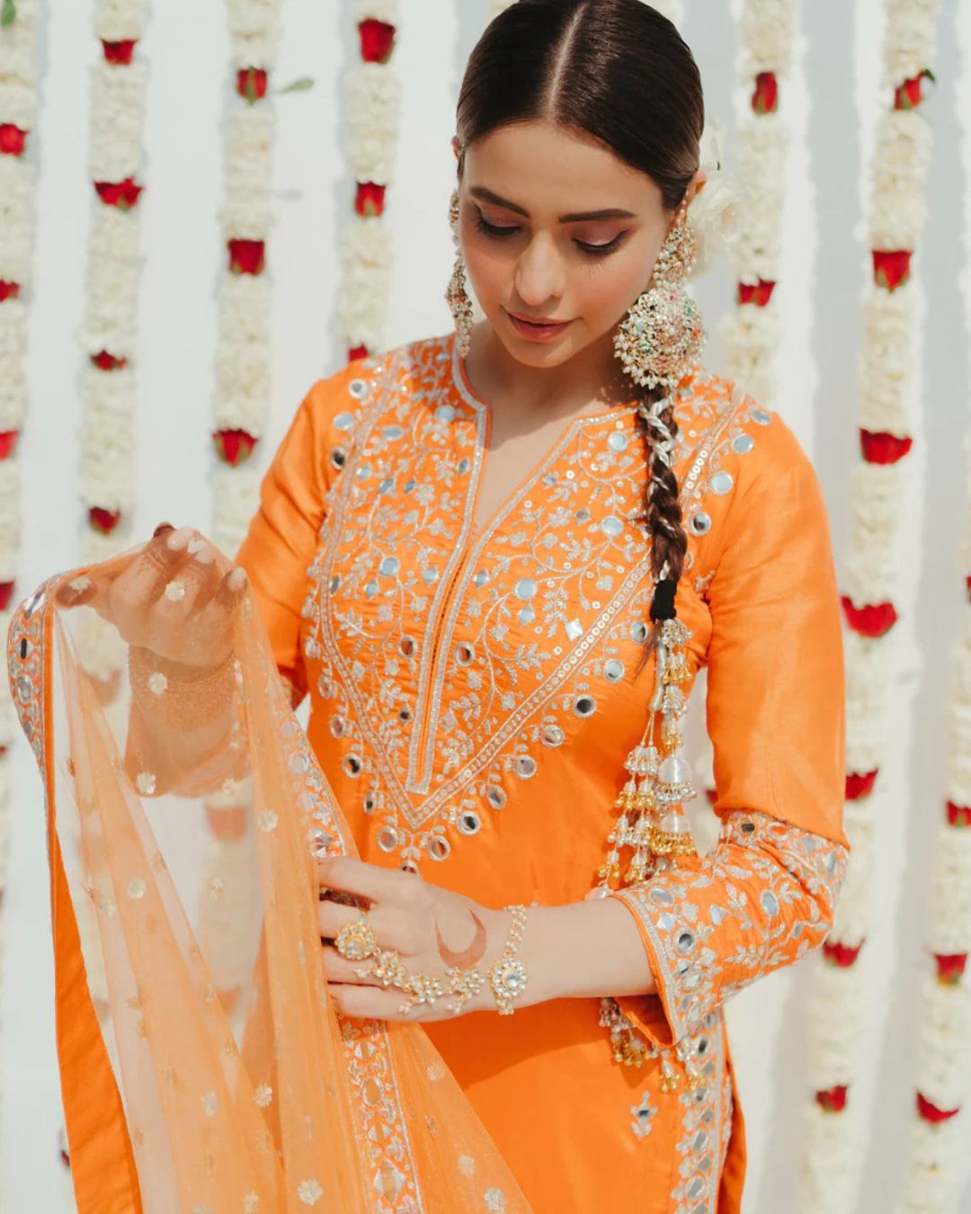 Gopi Vaid - Aamna Sharif in Aadhira Sharara Set From Jhilmil