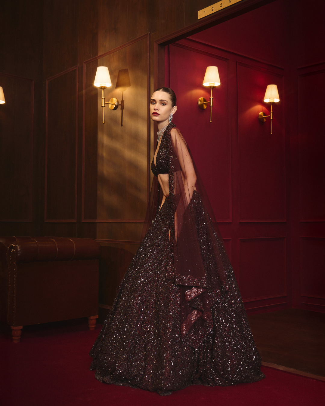Angad Singh - Burgundy Crown From The Regent