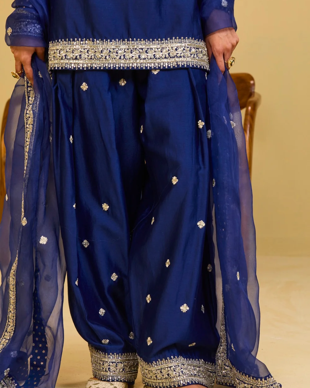 Esha Koul - Blue Salwar Set From Naaz