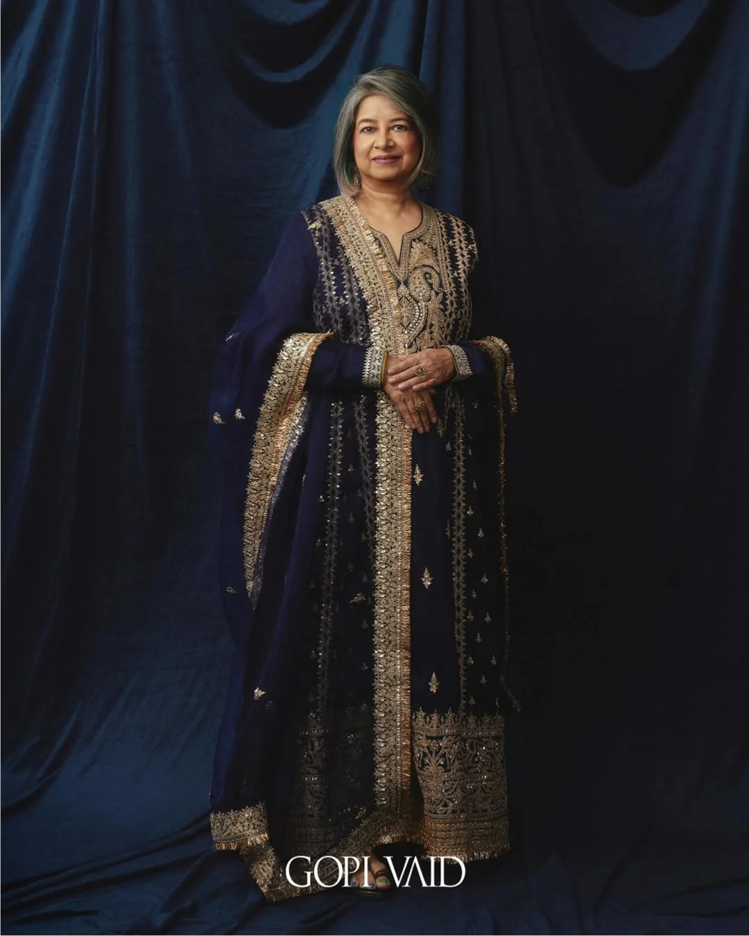 Gopi Vaid - Rekha Bhardwaj in Zahina AG Set From Nizaam