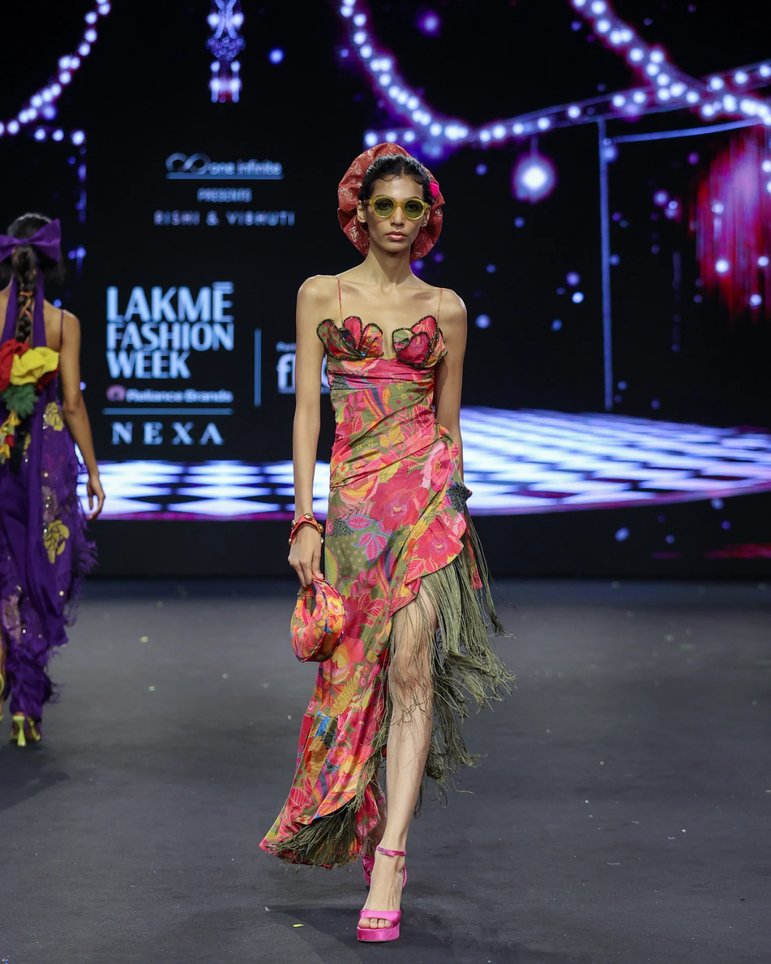 Rishi and Vibhuti - Cocktail drape dress From Tamasha