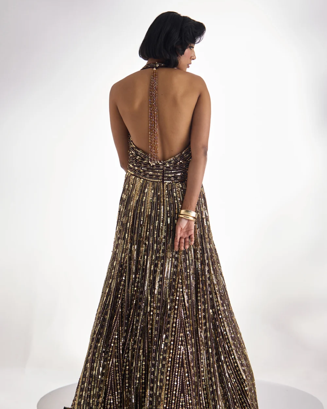 Prevasu - Mocha Brown Gown From Silsila