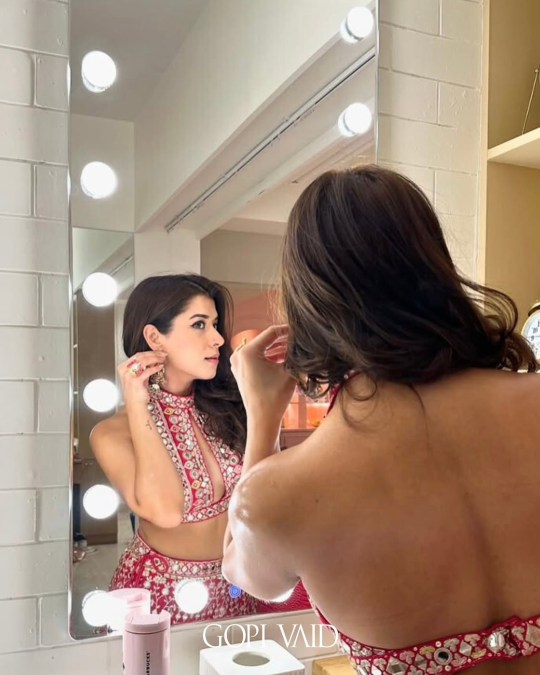 Gopi Vaid - Sukhmani Gambhir in Laanya Lehenga Set From Jhilmil