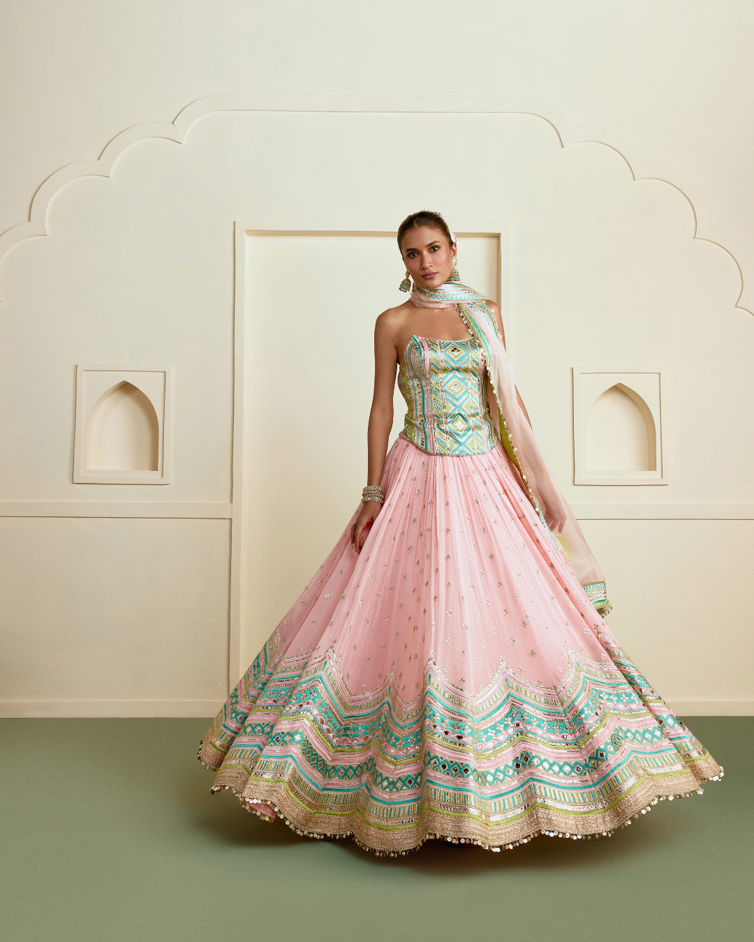 Gopi Vaid - Nabeeha Lehenga Set From Chaar Bagh