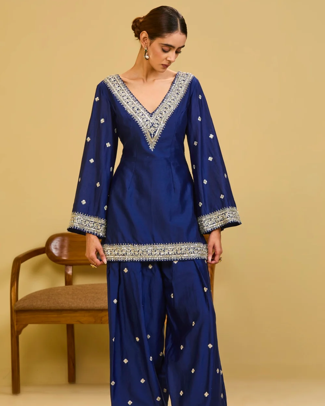 Esha Koul - Blue Salwar Set From Naaz