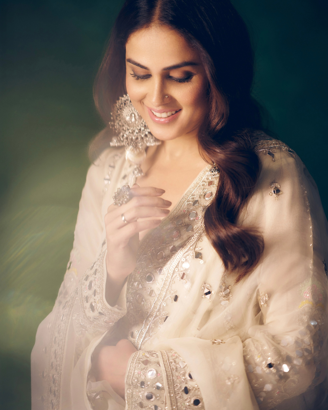 Gopi Vaid - Genelia in Cheshtha Anarkali Set From Jhilmil