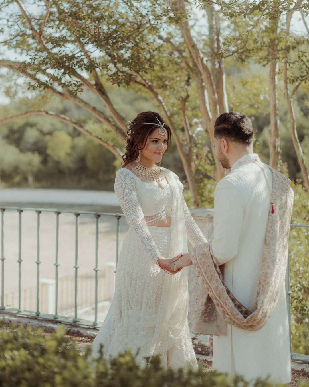 Isa by Dolly Wahal - Nina Ivory Bridal Lehenga From Bridal