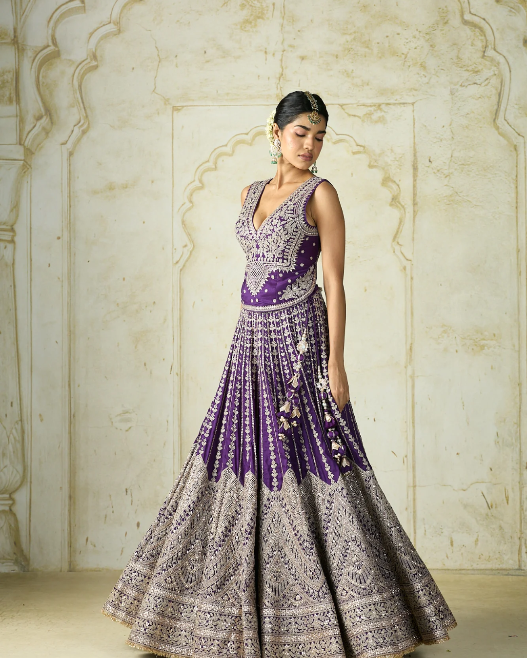Gopi Vaid - Kubbra sait in Razia Lehenga Set From Nizaam