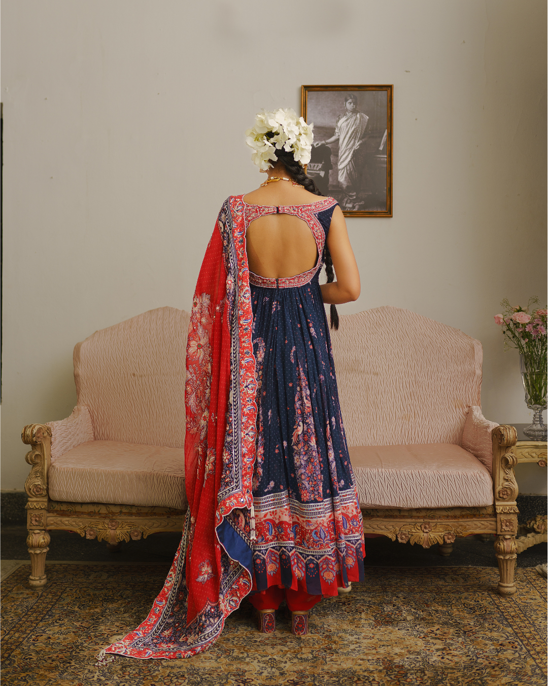 Aditi Gupta - Navy Blue Anarkali