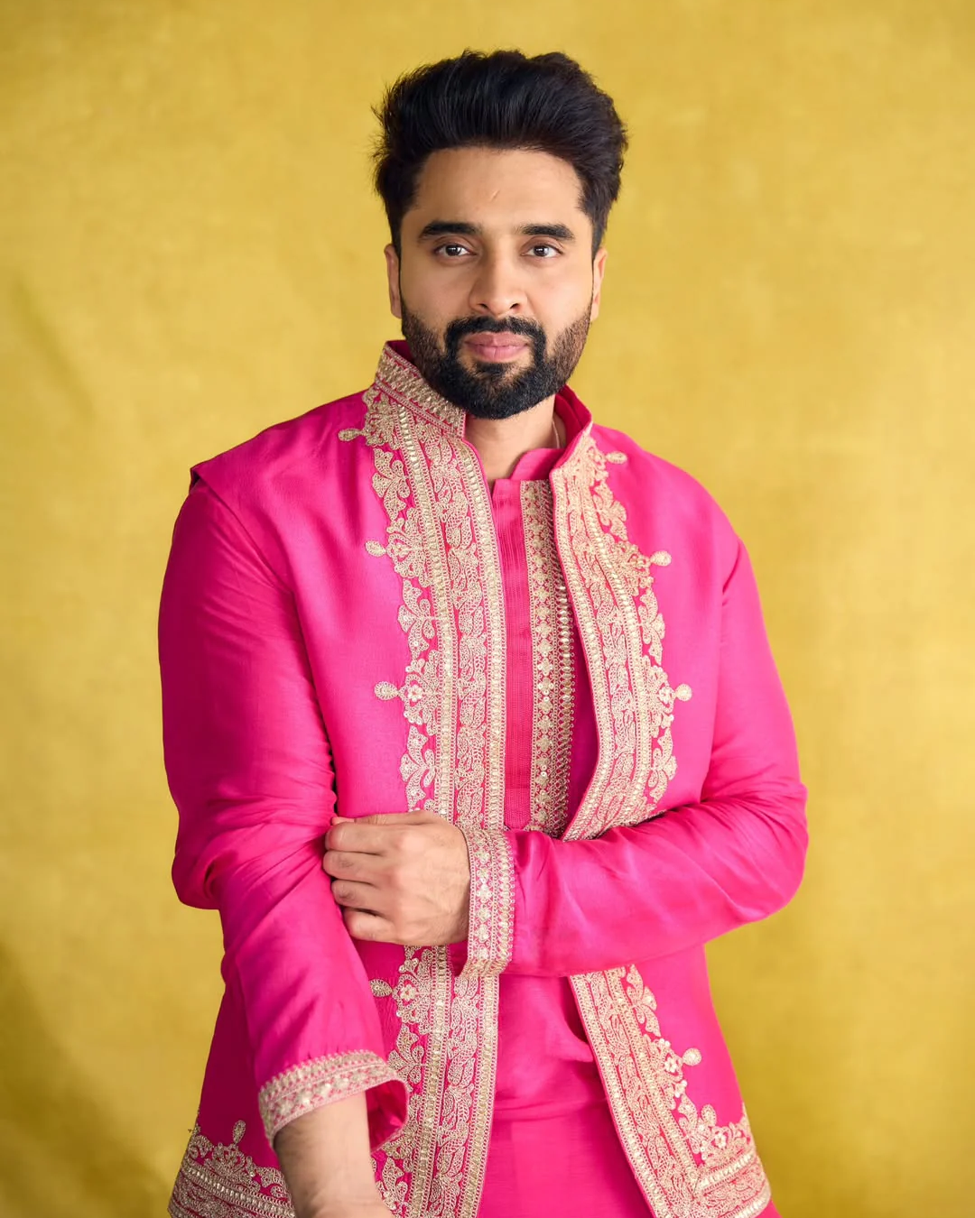 Gopi Vaid - Jacky Bhagnani in Nasir Jacket Set From Nizaam
