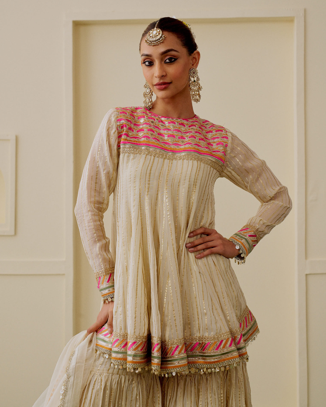 Gopi Vaid -  Malak AG Sharara Set From Chaar Bagh