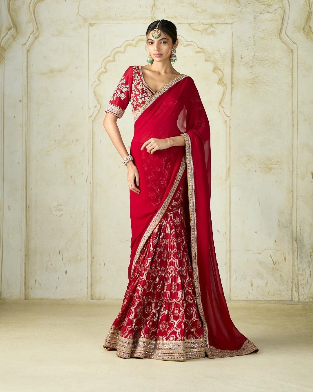 Gopi Vaid - Bhumi Pednekar in Ruqqayah Saree Set From Nizaam
