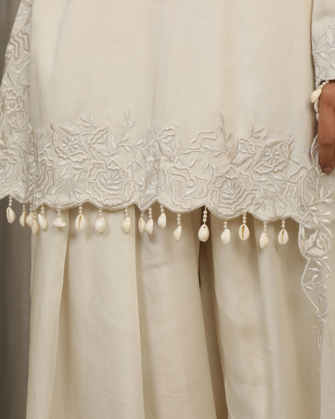 Esha Koul - White Richa Set