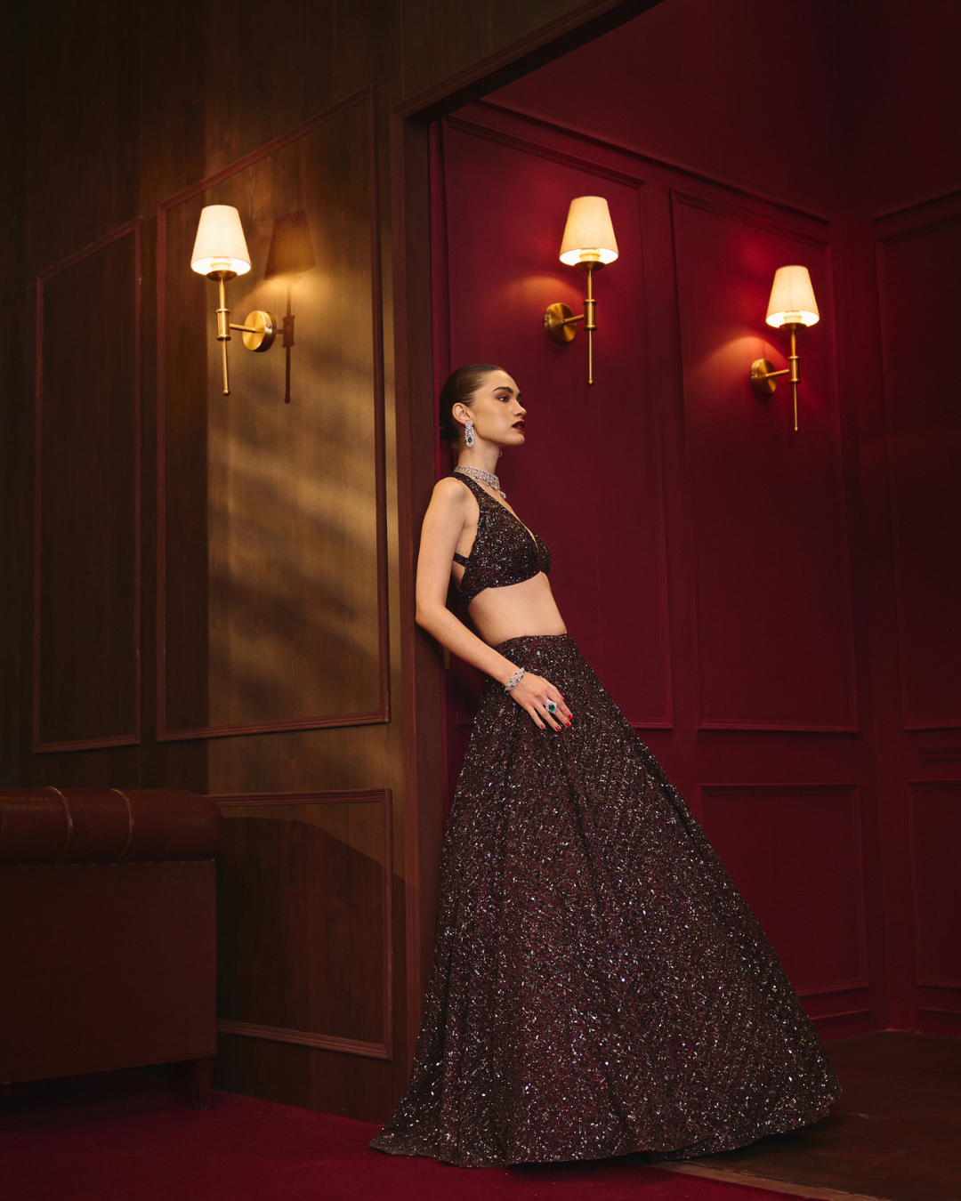 Angad Singh - Burgundy Crown From The Regent