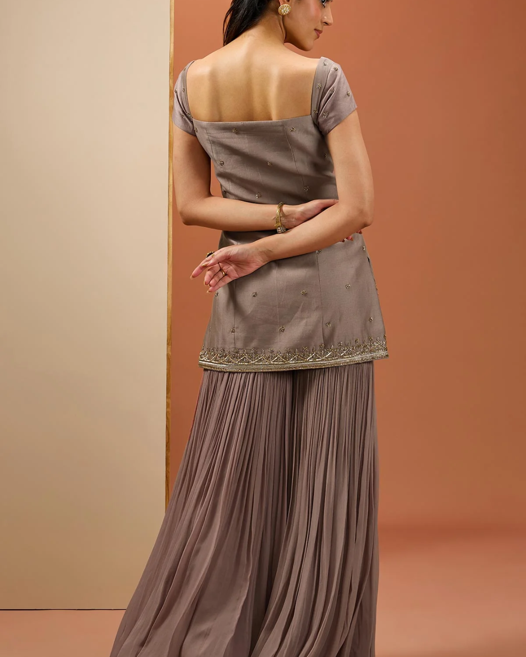 Esha Koul - Brown Kurta Set From Noor