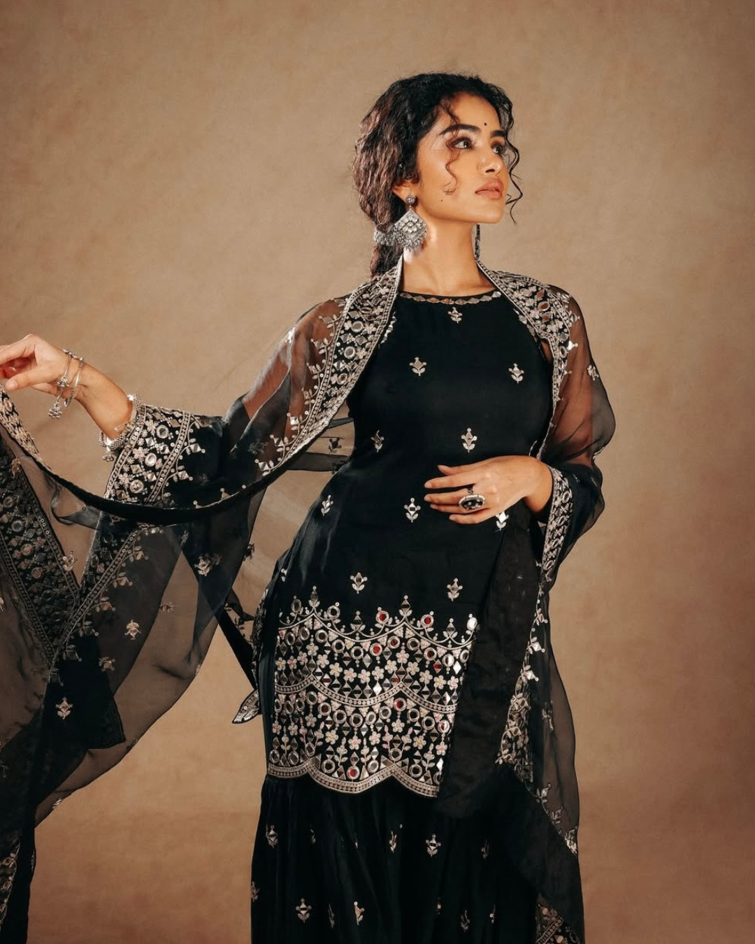 Gopi Vaid - Anupama Parameswaran in Yukta Sharara Set From Jhilmil