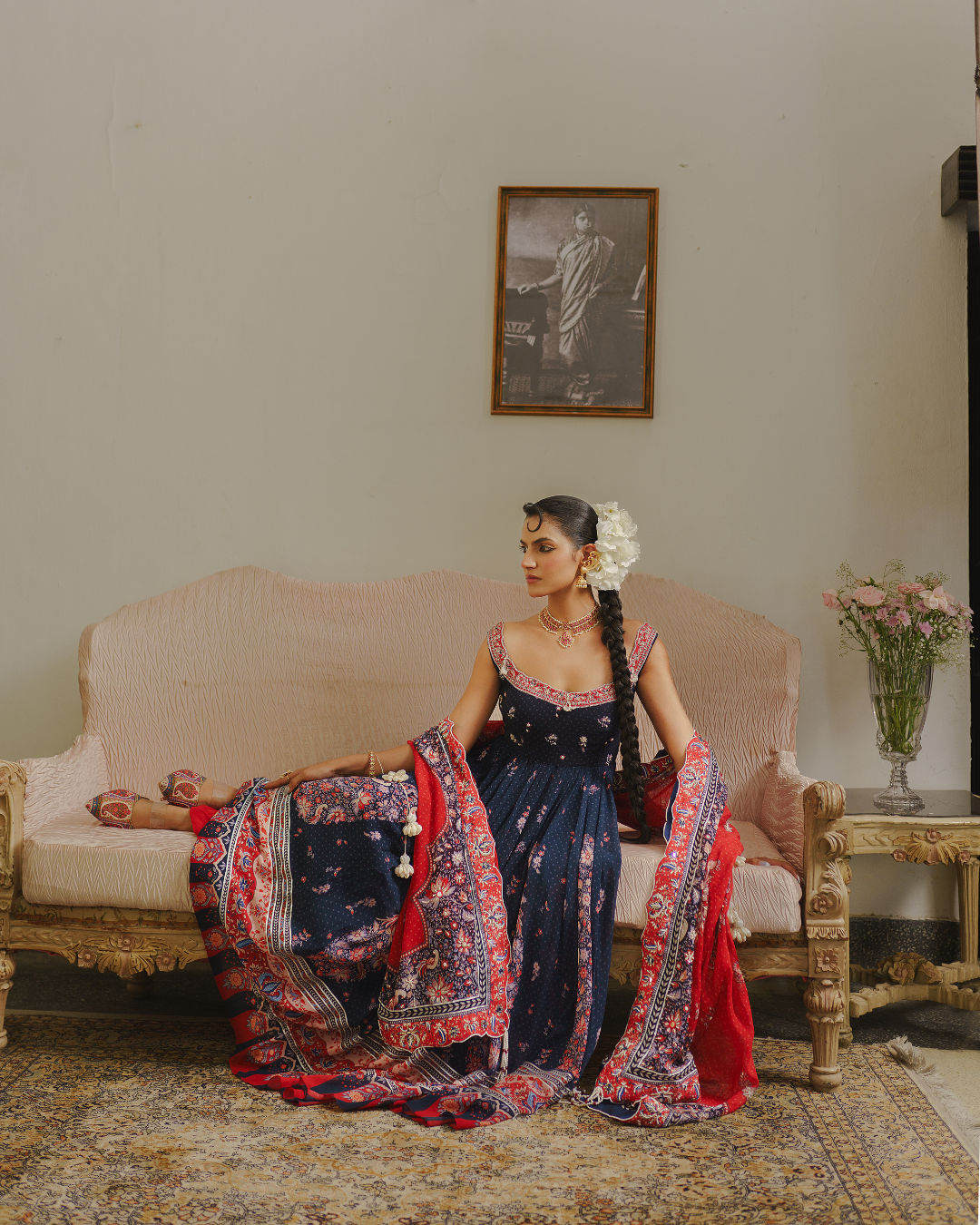 Aditi Gupta - Navy Blue Anarkali