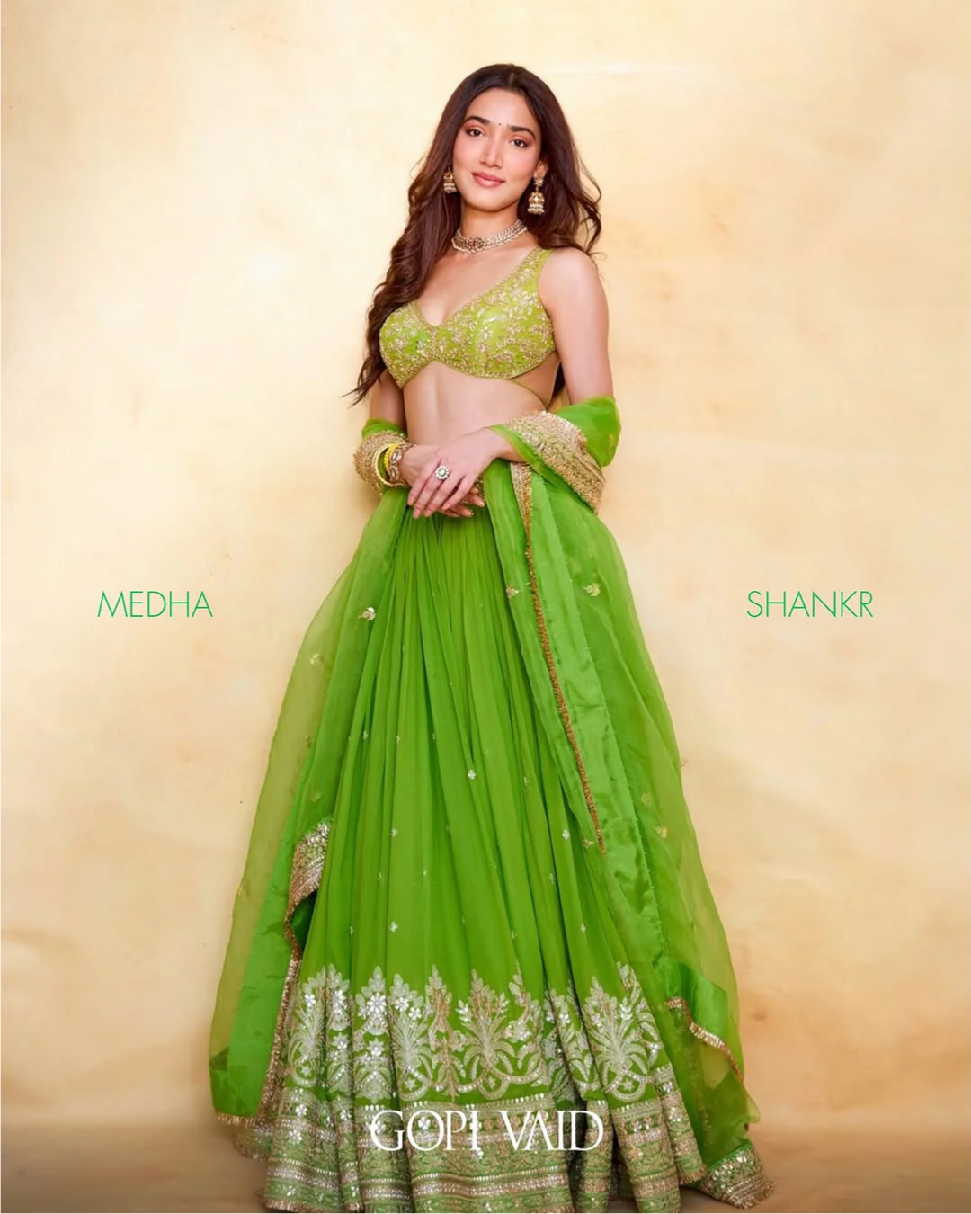 Gopi Vaid - Medha Shankar in Senedra Lehenga Set From Nizaam