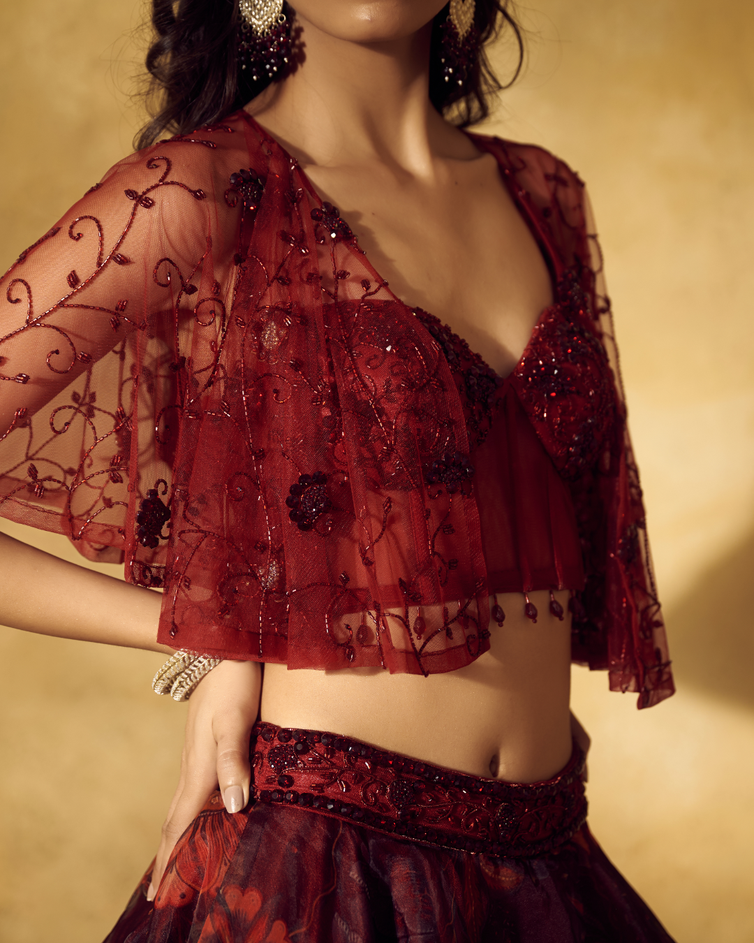 Rashika Sharma - SARANJH LEHENGA SET FROM LASHKARA
