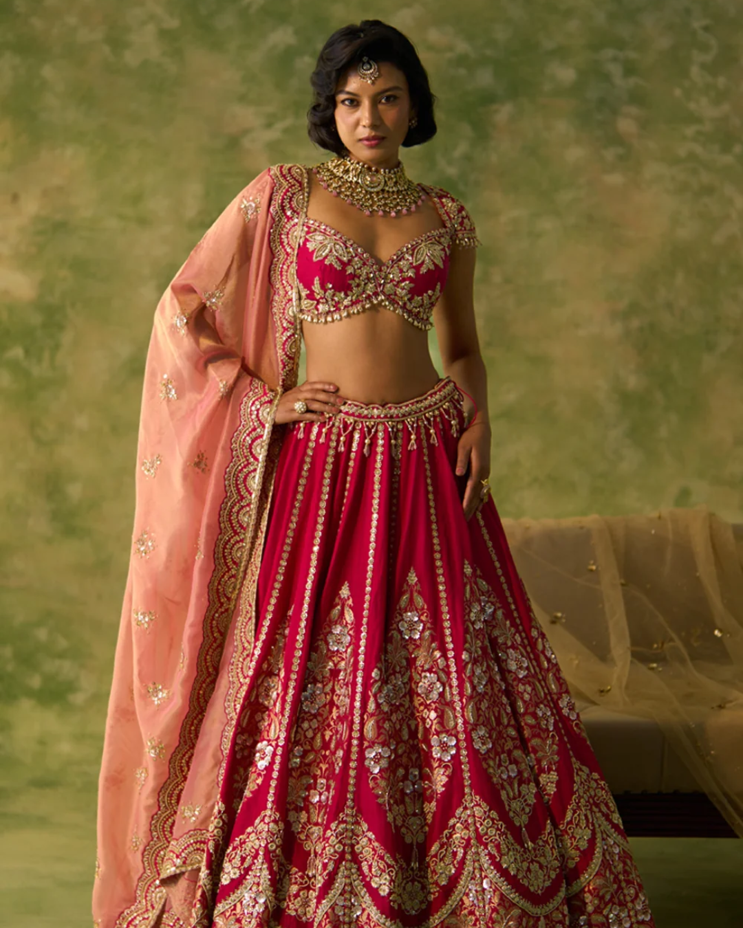 Prevasu - Rani Pink Lehenga Set From Silsila