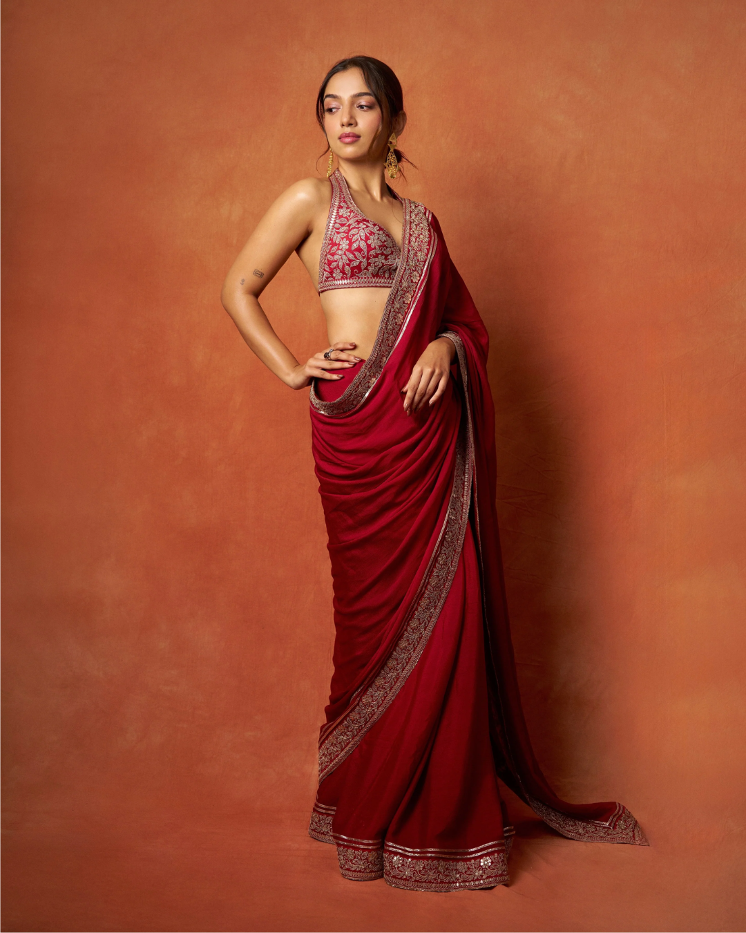 Gopi Vaid - Ahsaas Saree Set From Nizaam