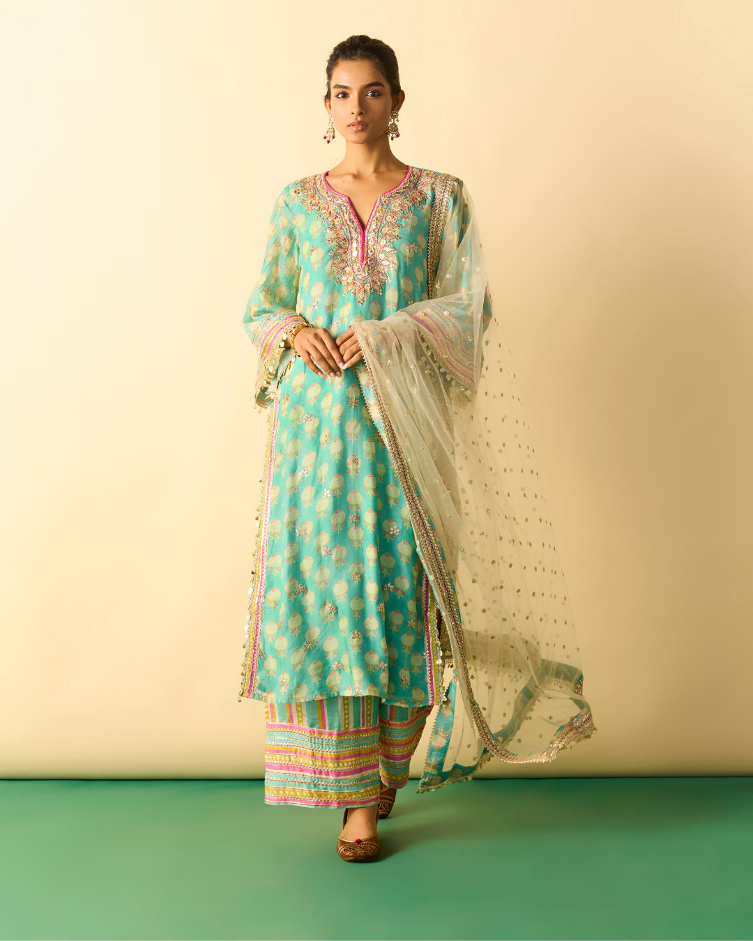 Gopi Vaid - Dwiti Kurta Set From Chaar Bagh