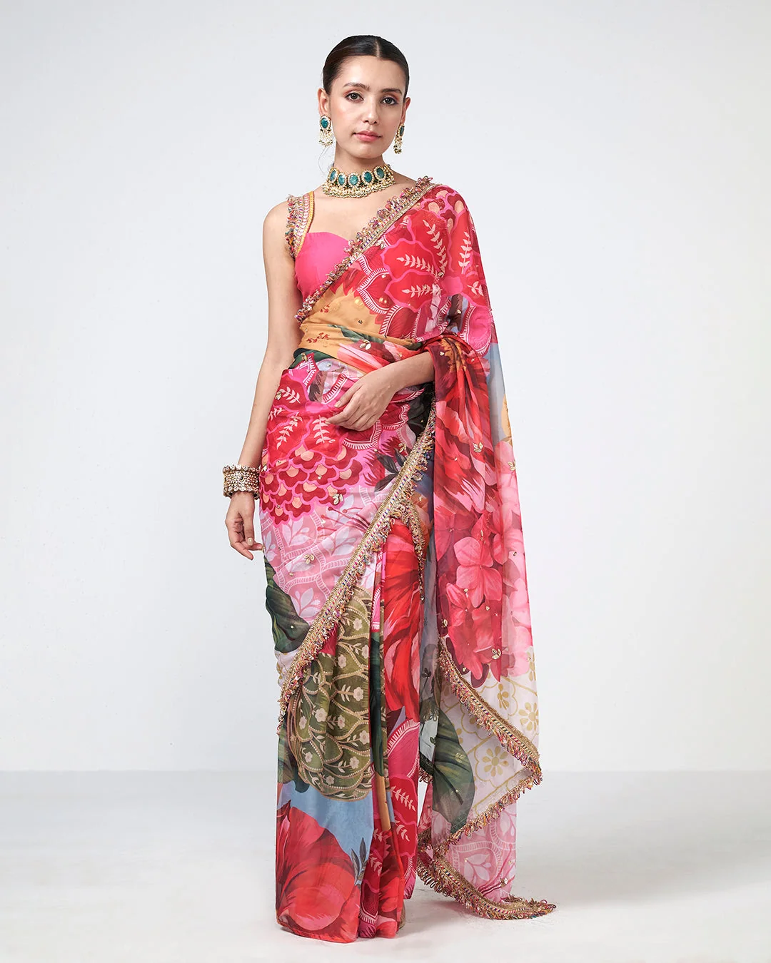 Rishi and Vibhuti - Phool Bagh Saree From Gulon Ke Rang