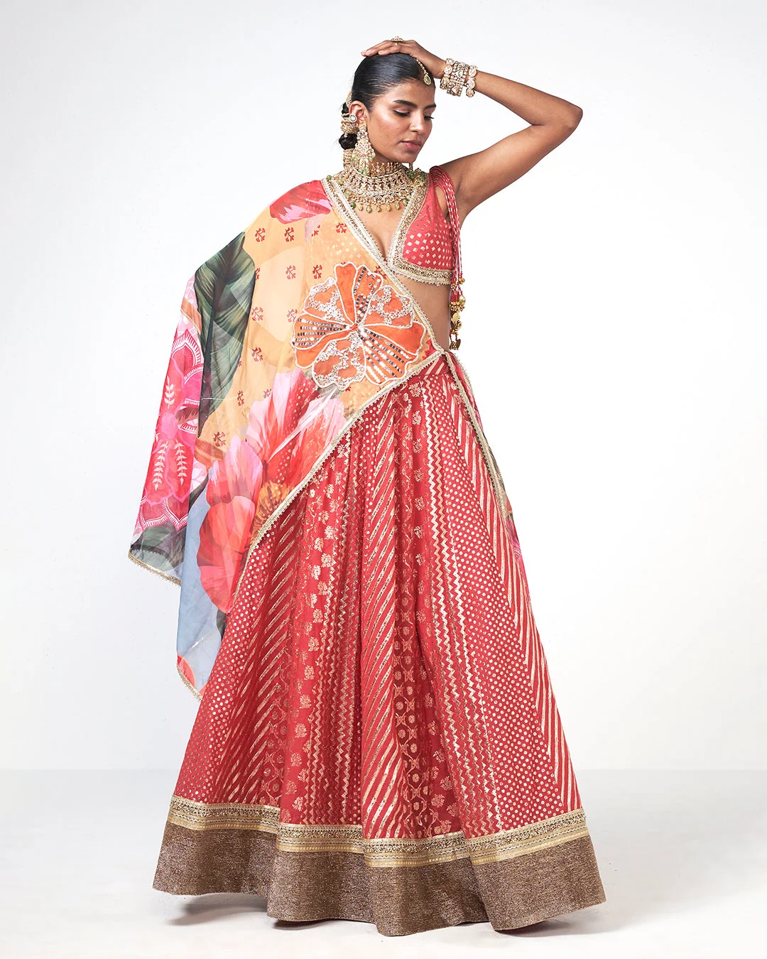 Rishi and Vibhuti - Gulbahar Lehnga From Gulon Ke Rang
