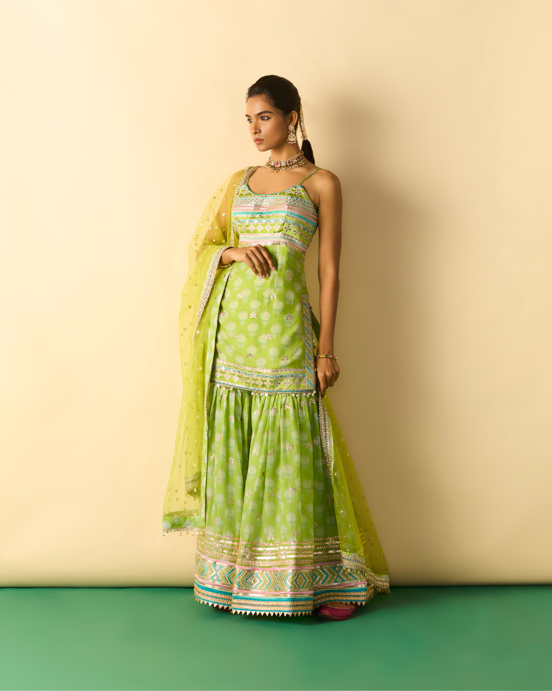 Gopi Vaid - Dhriaa Strappy Set From Chaar Bagh