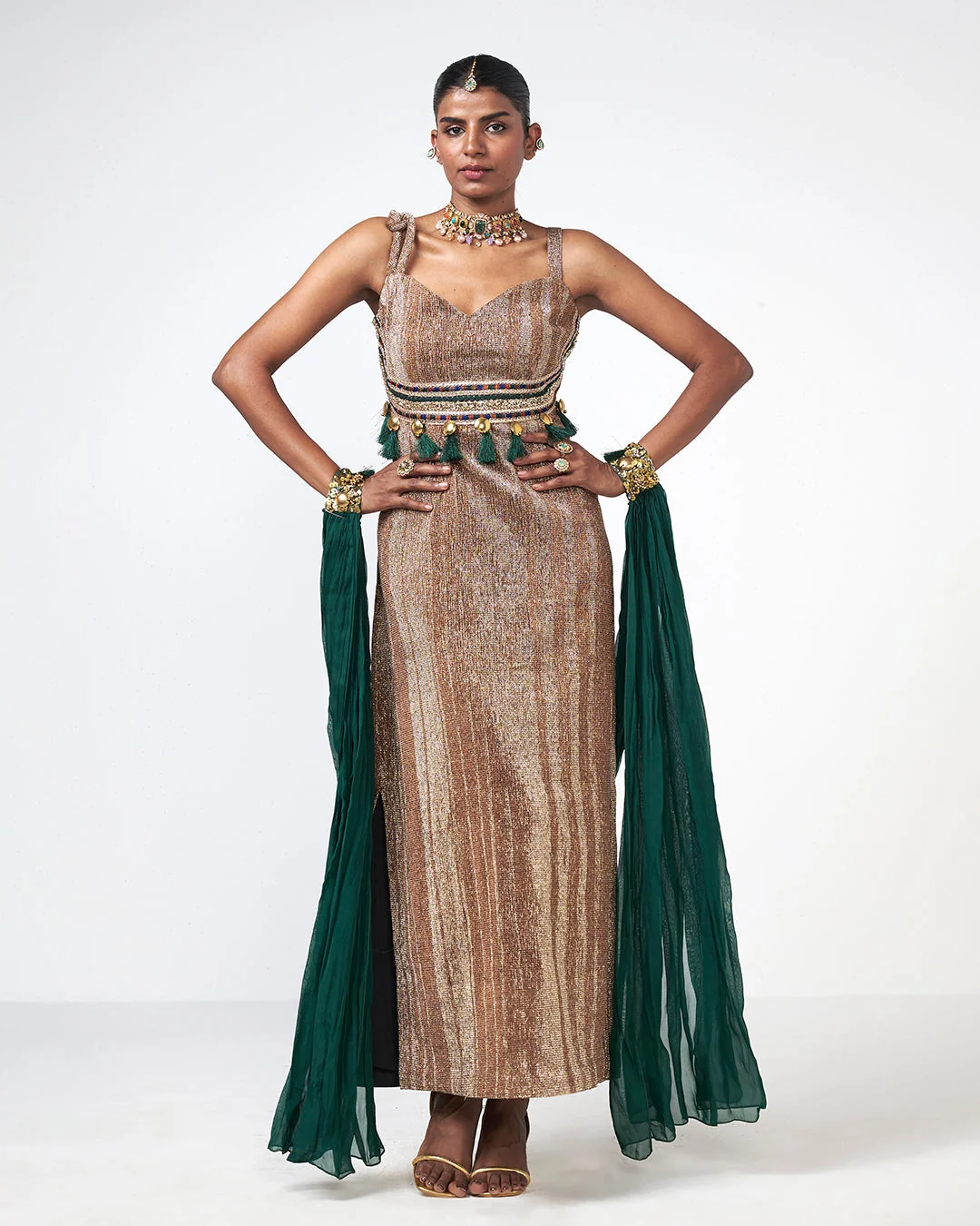 Rishi and Vibhuti - Sand Dunes Dress From Gulon Ke Rang
