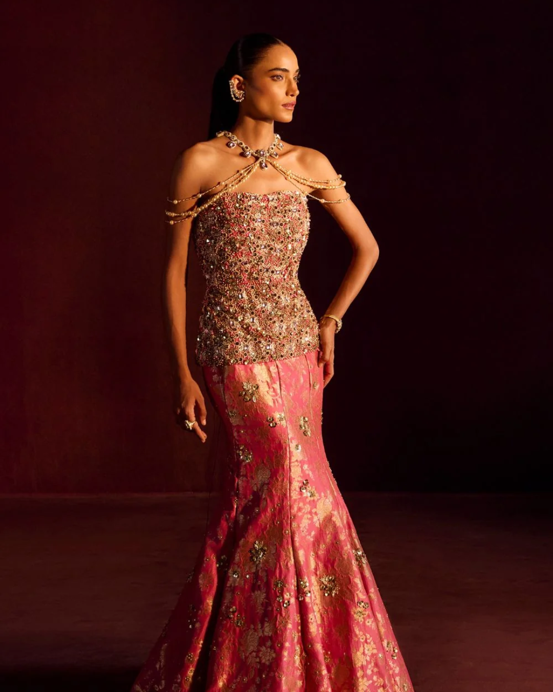 Prevasu - Belle Corset Skirt Set From Raabta