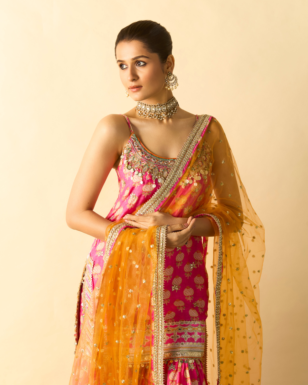 Gopi Vaid - Ravina Strappy Sharara Set From Chaar Bagh