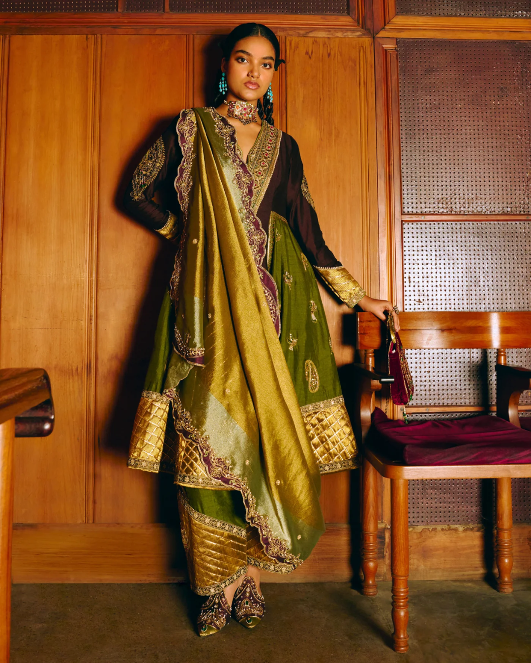 Aditi Gupta - Latika Anarkali Set From Chitrakatha