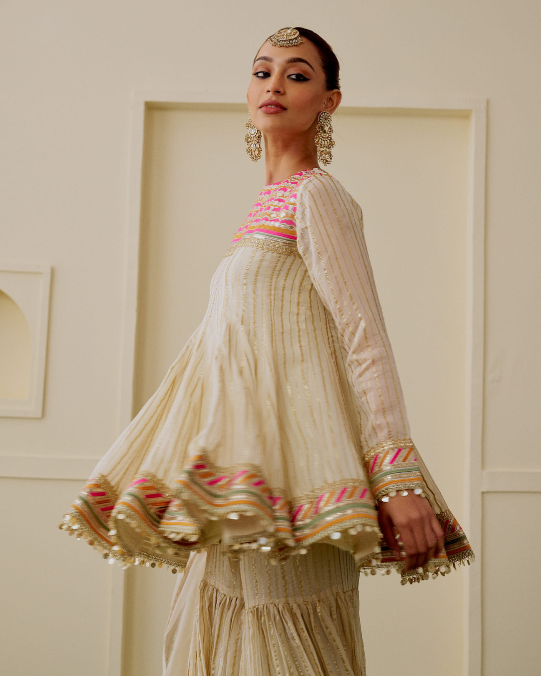Gopi Vaid -  Malak AG Sharara Set From Chaar Bagh