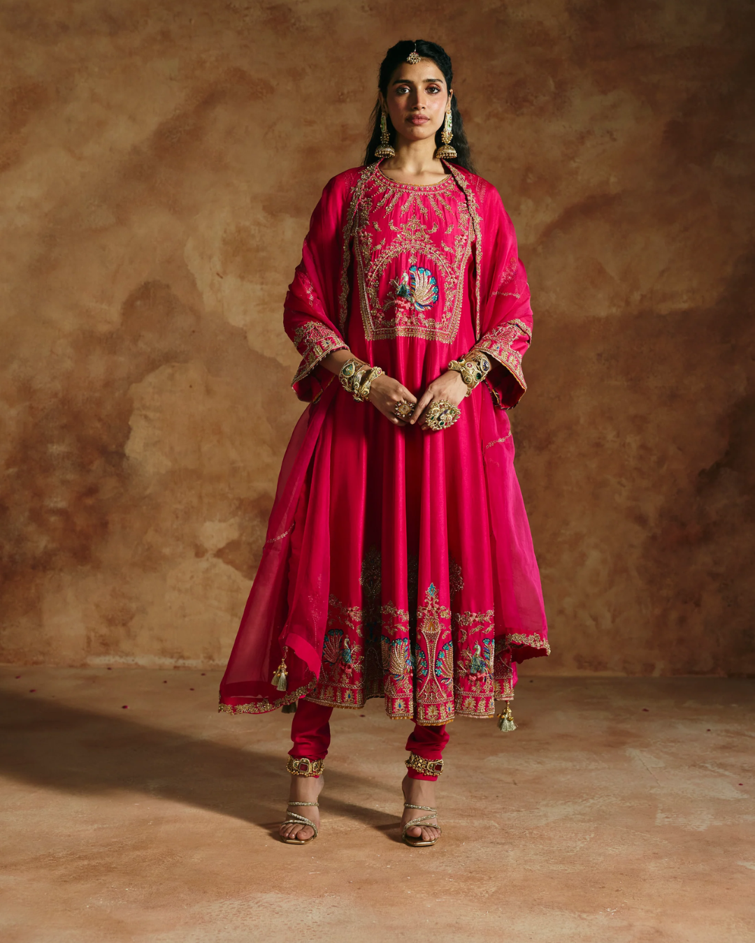 Aman Takyar - Fuchsia Pink Kurta Set From Today's Sindh
