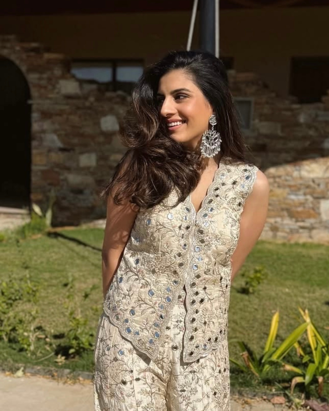 Gopi Vaid - Sachi Gilani in Akila Pant Set From Jhilmil