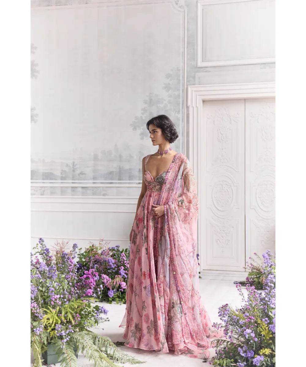 Anarkali With Heavy Embroidered - Aqeela