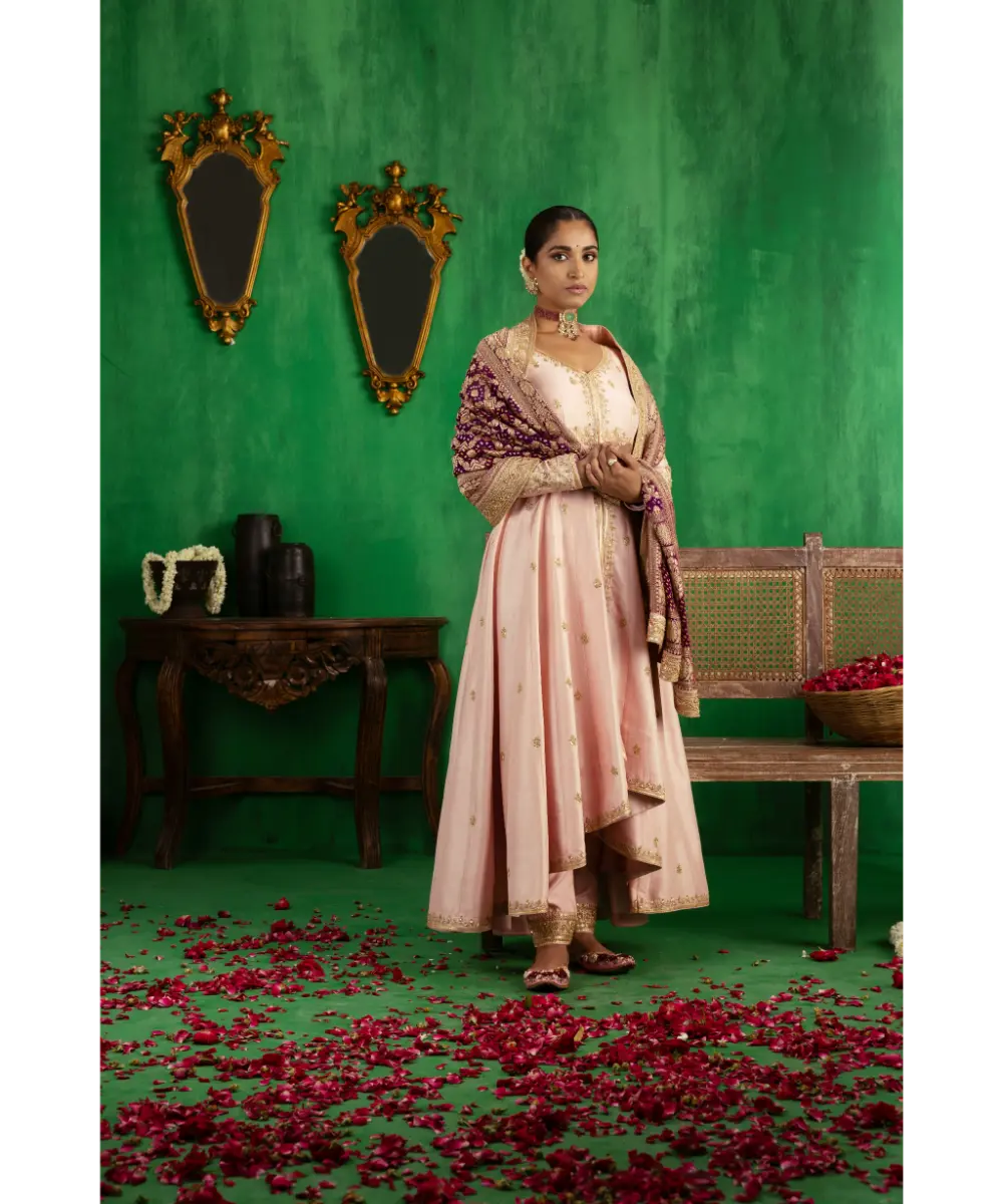 JIGAR MALI - Baby Pink jacket set